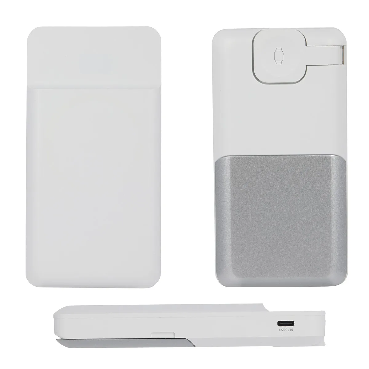 Diplomat 10000mAh 20W PD Power Bank with 15W Wireless Charger, Watch Charge view 3