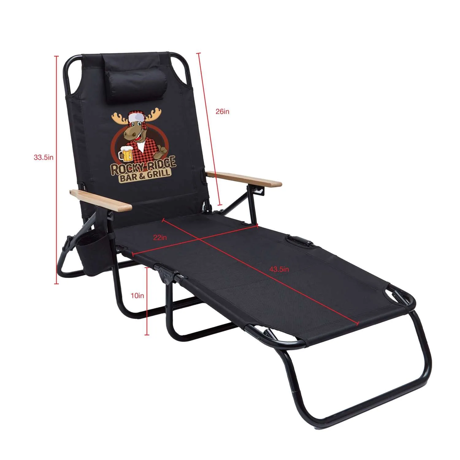 South Beach Lounger Chair view 4