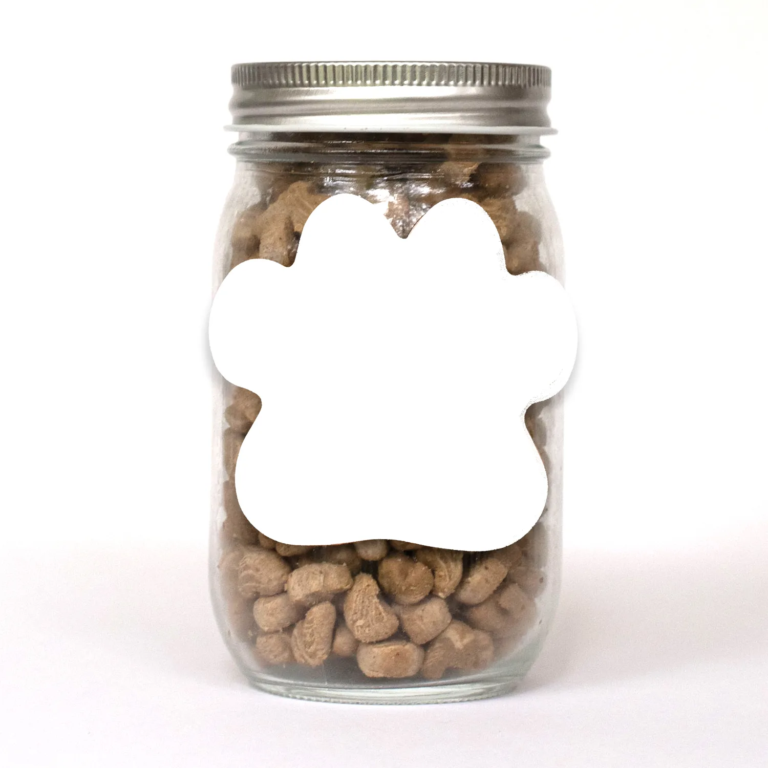 Pint Jar with Paw Magnet Pet Fill view 2