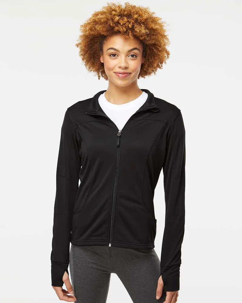 Independent Trading Co.® Women's Poly-Tech Full-Zip Track Jacket