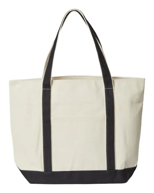 Liberty Bags X-Large Boater Tote w/Zippered Closure