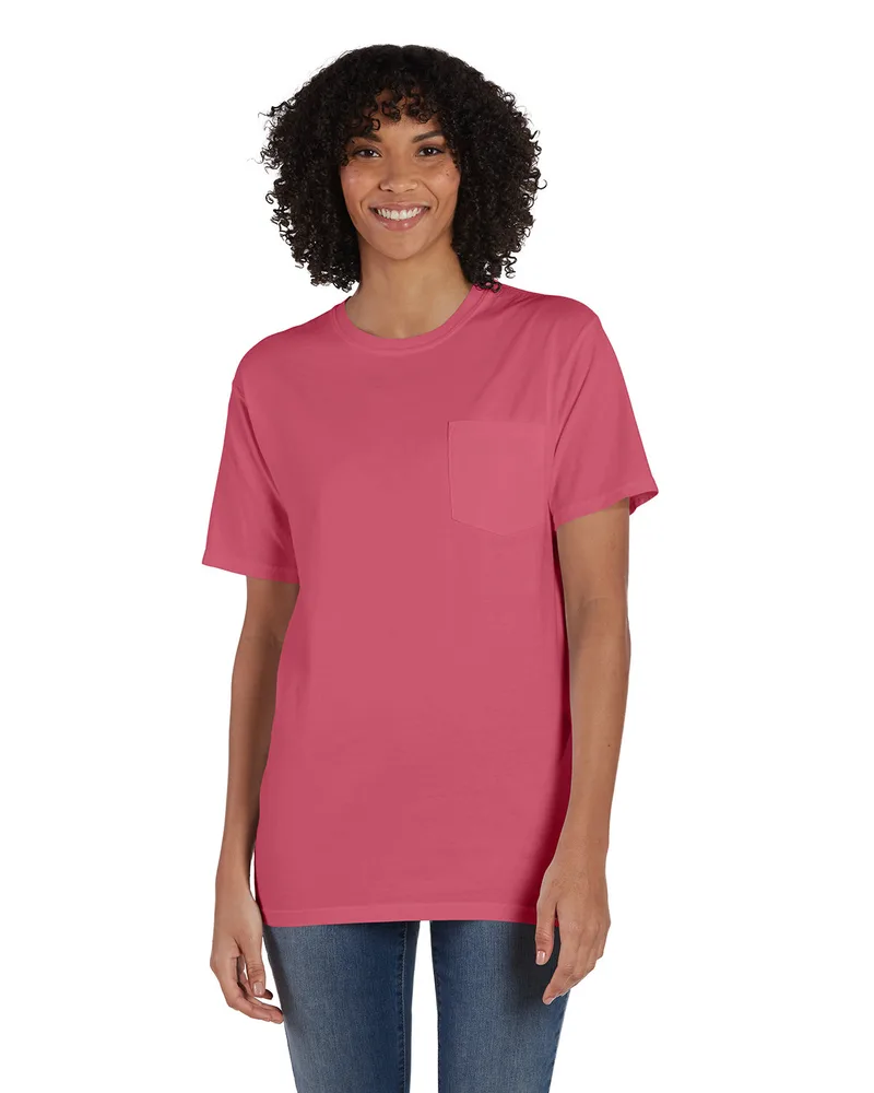 COMFORT WASH Unisex Garment-Dyed T-Shirt with Pocket view 6