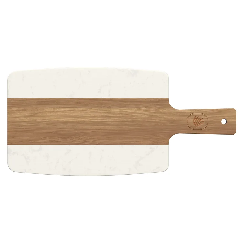 Hamilton Acacia Wood And Faux Marble Cutting Board