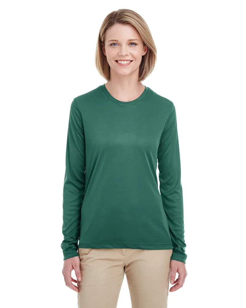ULTRACLUB Ladies' Cool & Dry Performance Long-Sleeve Top view 6