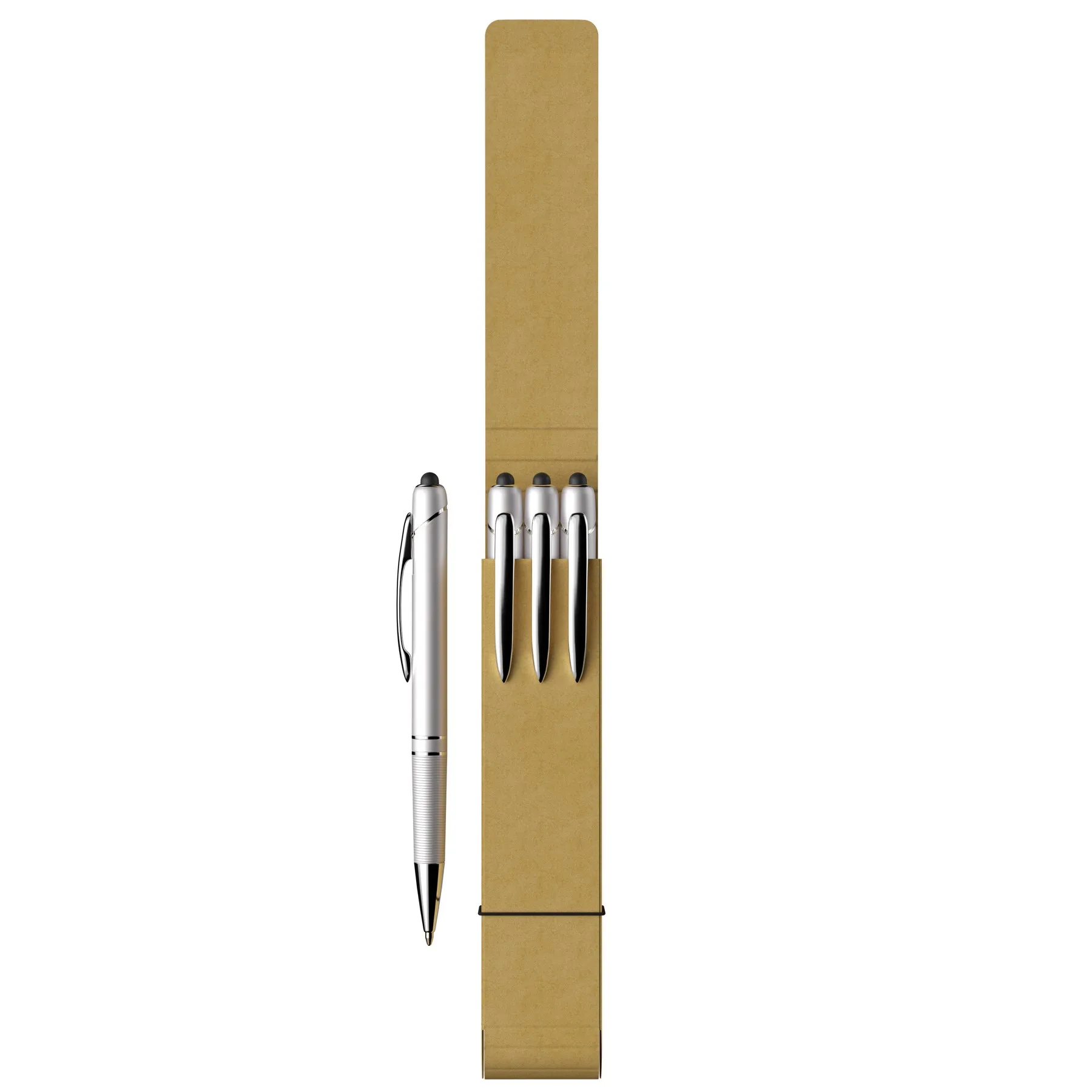 3-Piece Glacio Pen Set with Recycled Case view 3