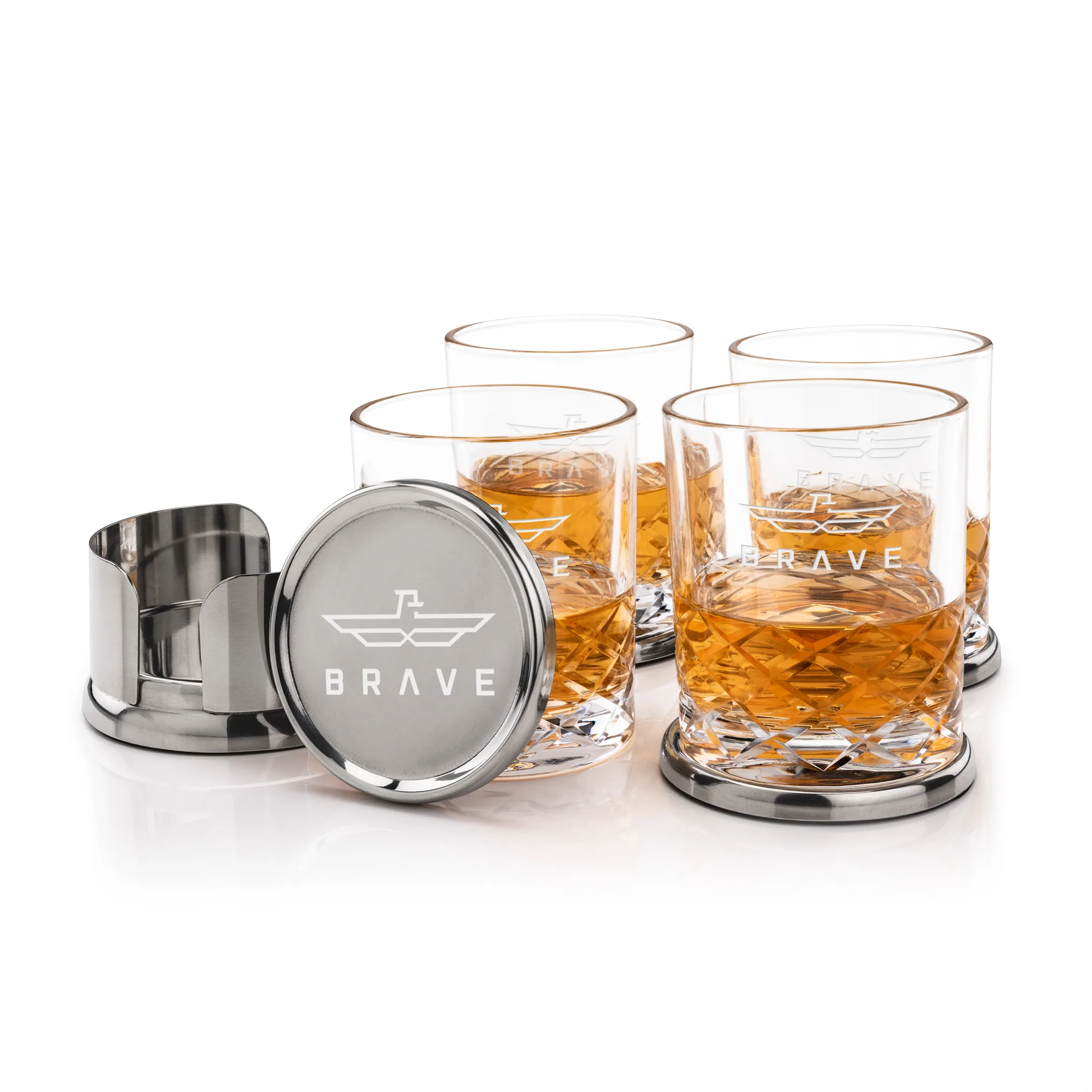 Baldoni Coaster Set, Laser Engraving