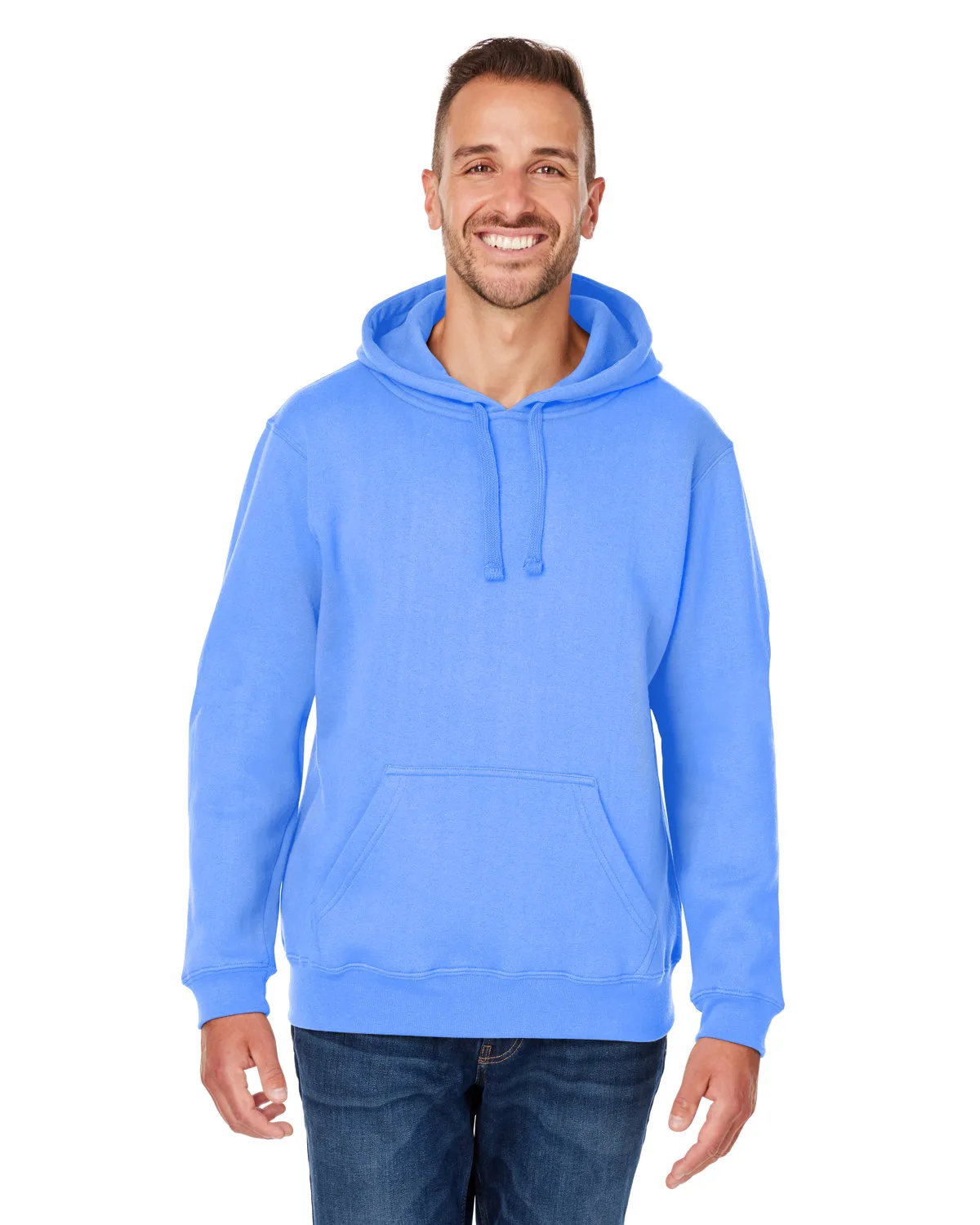 J AMERICA Adult Premium Fleece Pullover Hooded Sweatshirt view 3