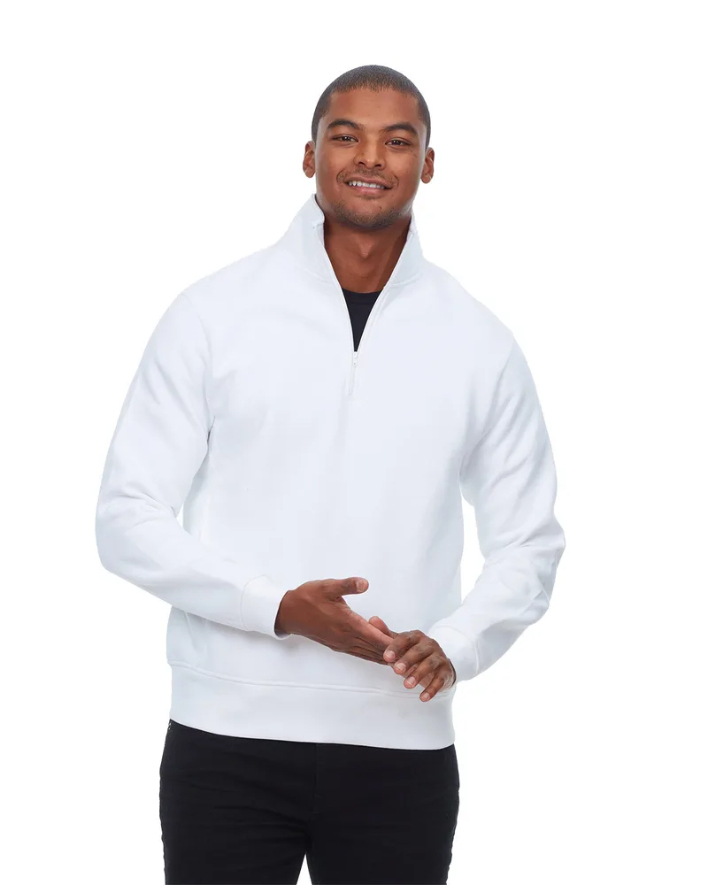 THREADFAST Unisex Ultimate Fleece Quarter-Zip Sweatshirt view 5