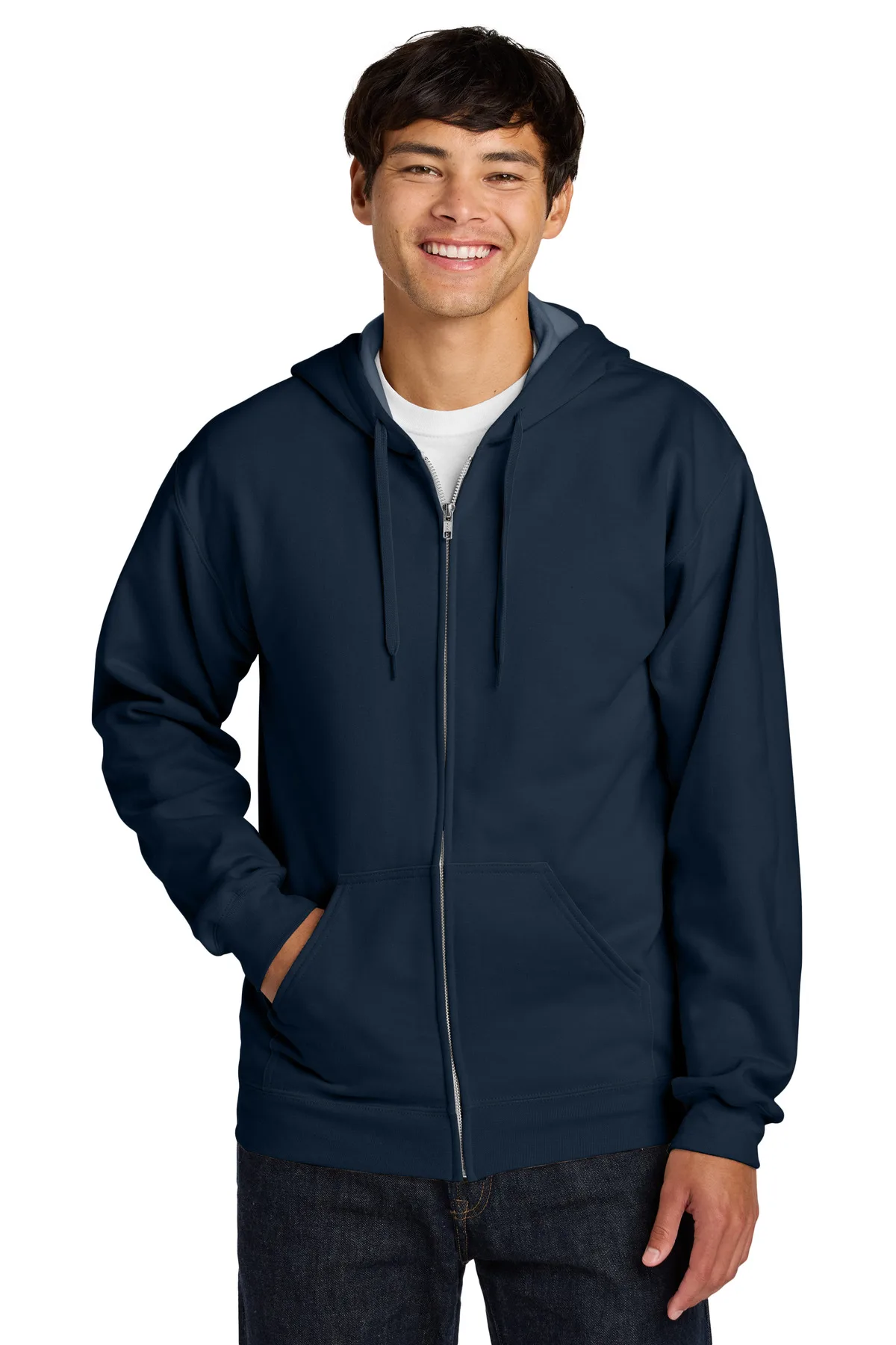 Gildan Softstyle® Midweight Fleece Full-Zip Hooded Sweatshirt view 3