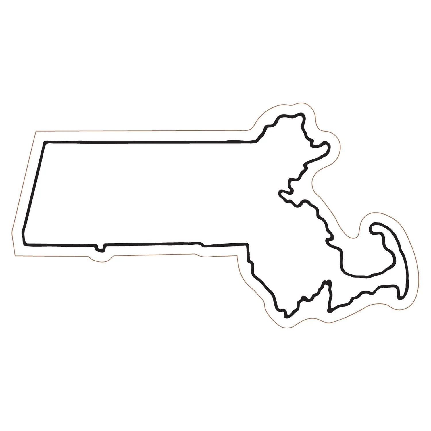 Massachusetts State Magnet view 2