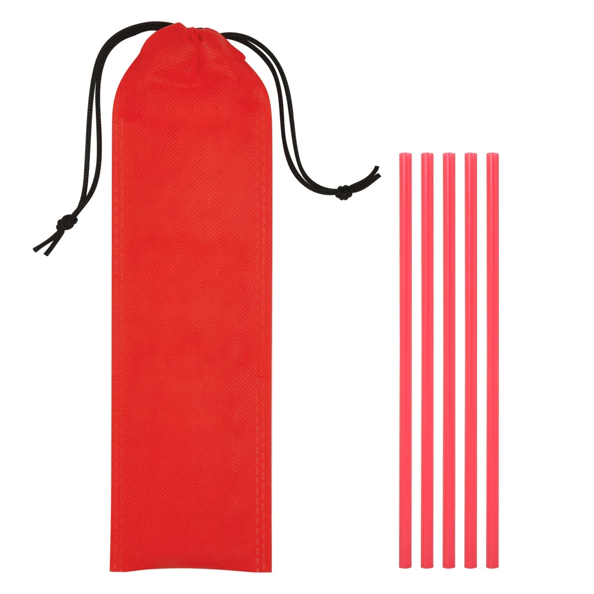 5-pack On The Go Straws With Pouch view 3