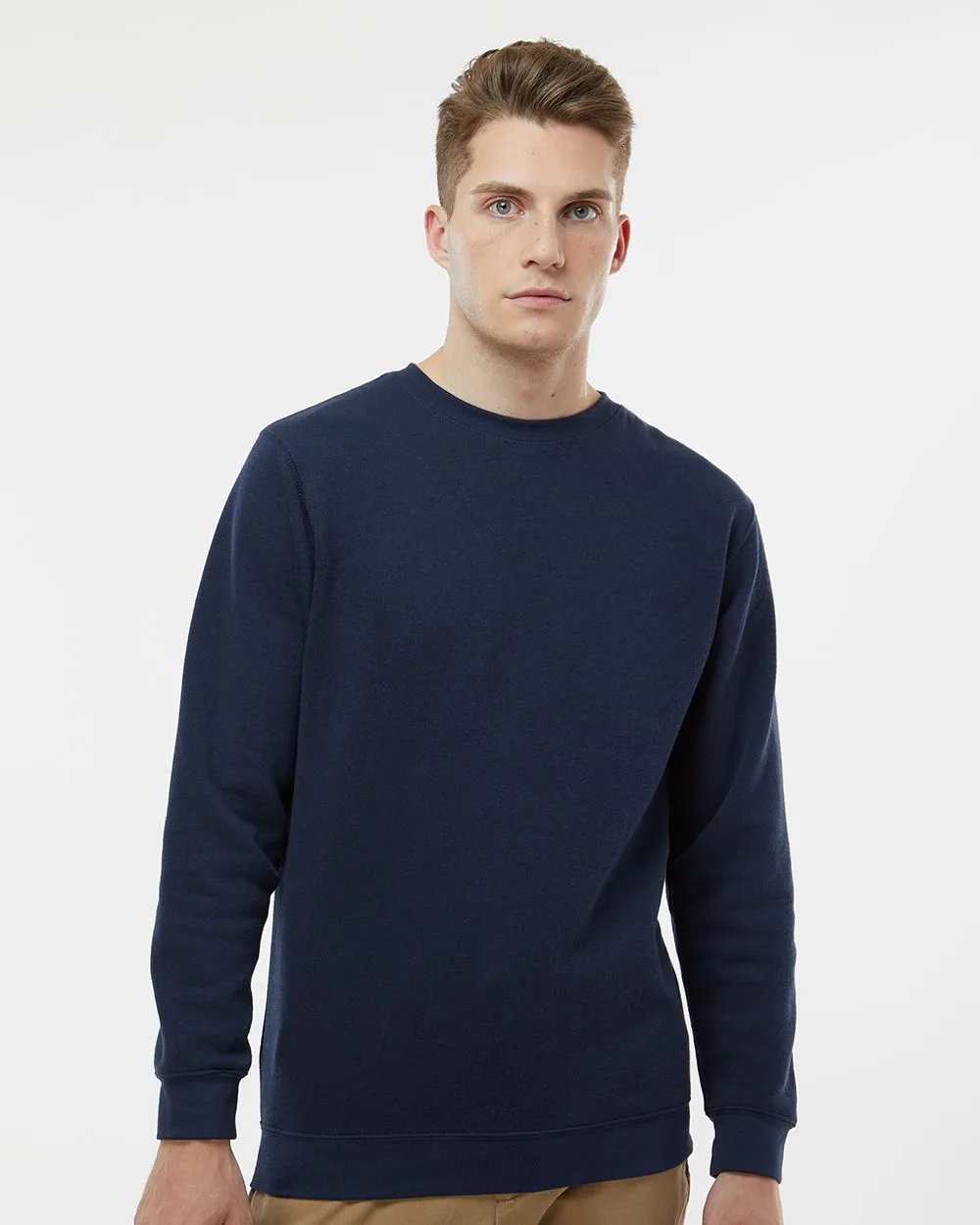 LAT® Unisex Elevated Fleece Crewneck Sweatshirt view 2