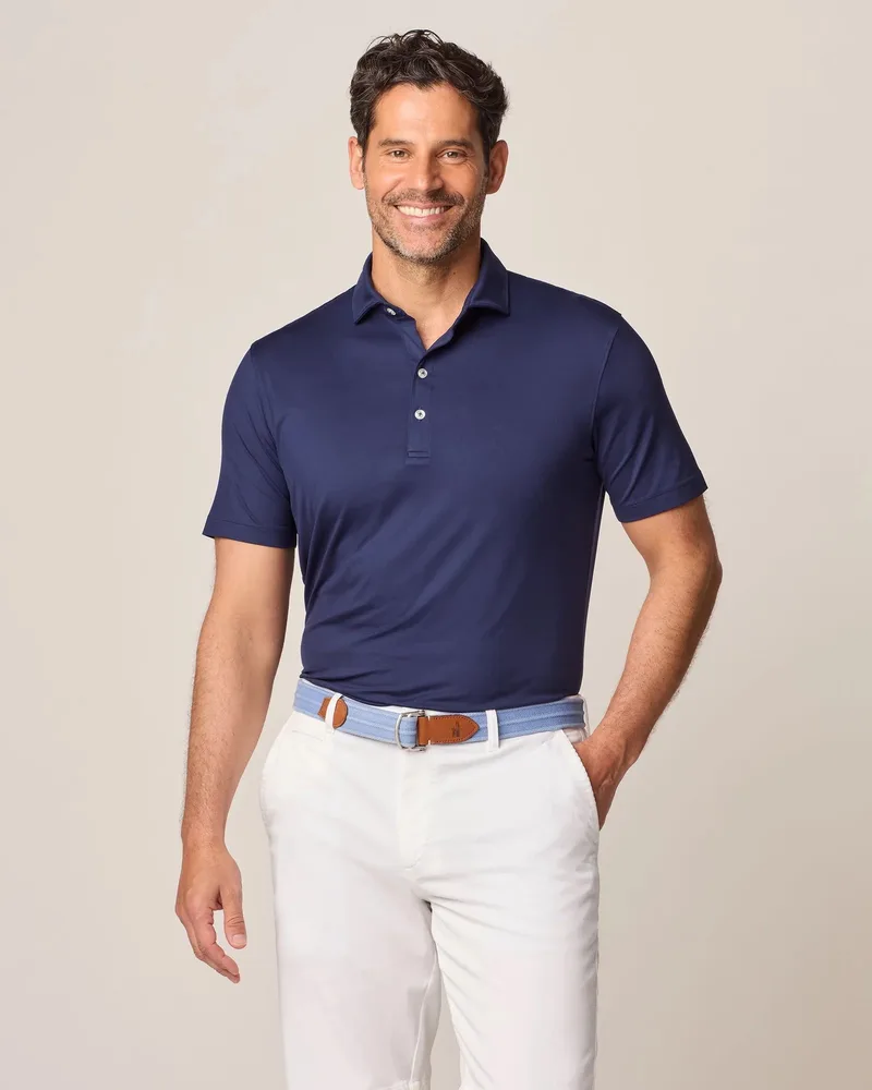 Johnnie-O Men's Birdie Solid Polo