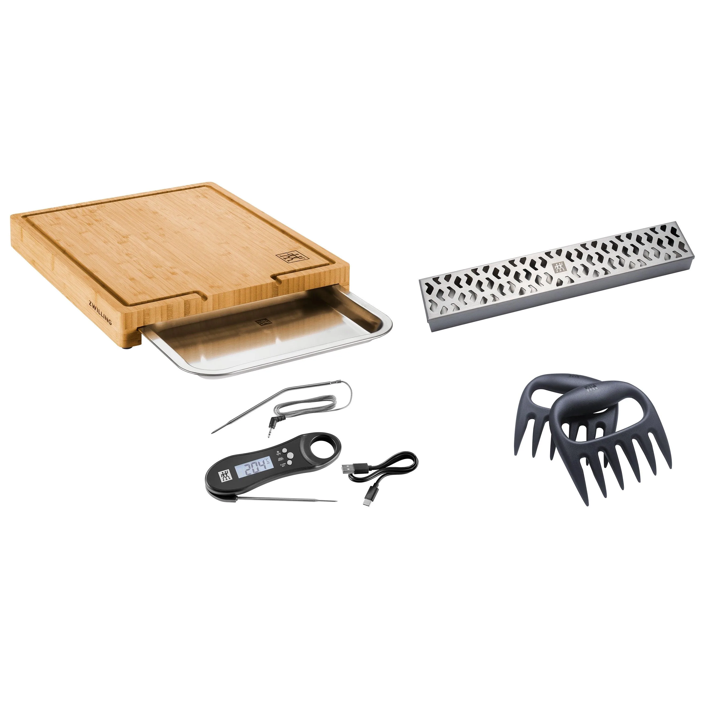 Zwilling 4Pc Bbq+ Smoker Set