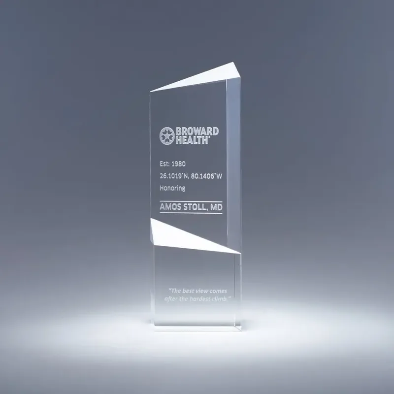 8" Contempo Crystal Award