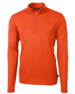 Cutter & Buck Virtue Eco Pique Recycled Quarter Zip Mens Pullover view 2