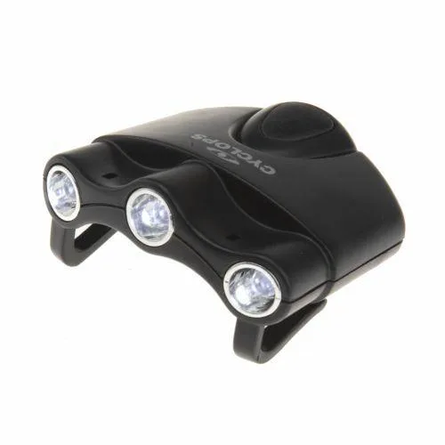 Cyclops Orion Hat Clip Light W/3 Clear Led Lights