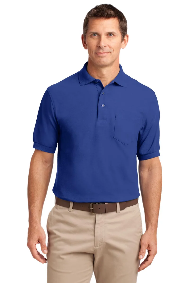 Port Authority® Silk Touch™ Polo with Pocket. view 6