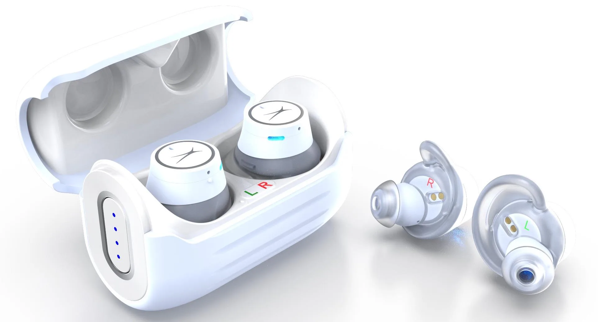 Altec Lansing Hydrabuds White Truly Wireless Bluetooth Earphones