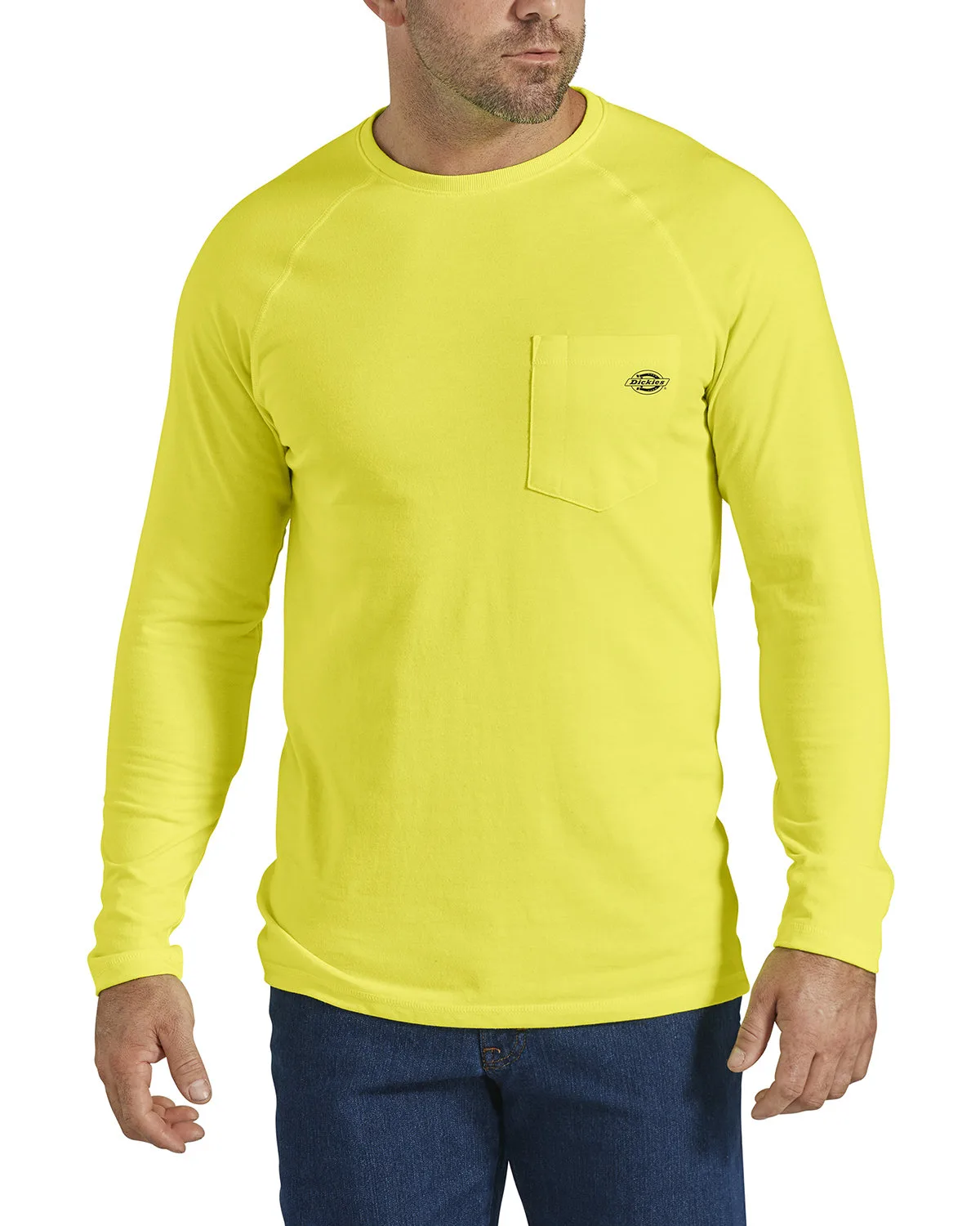 Williamson-Dickie Mfg Co Men's Tall Temp-iQ Performance Cooling Long Sleeve Pocket T-Shirt view 3