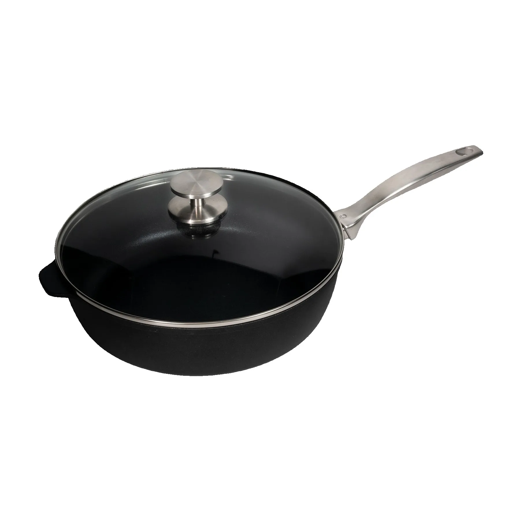 Swiss Diamond CXD Nonstick 4.3-Quart Saute Pan with Glass Lid