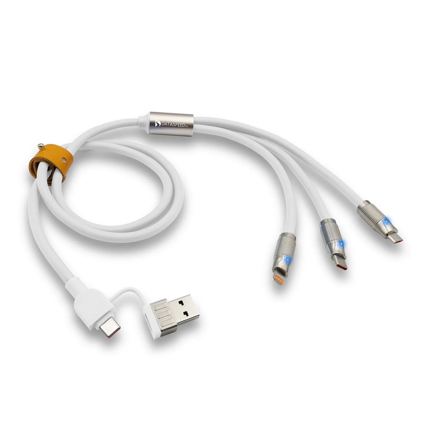 Heavy Duty Pro 5-in-1 USB cable with Interchangeable Charging Tips view 6