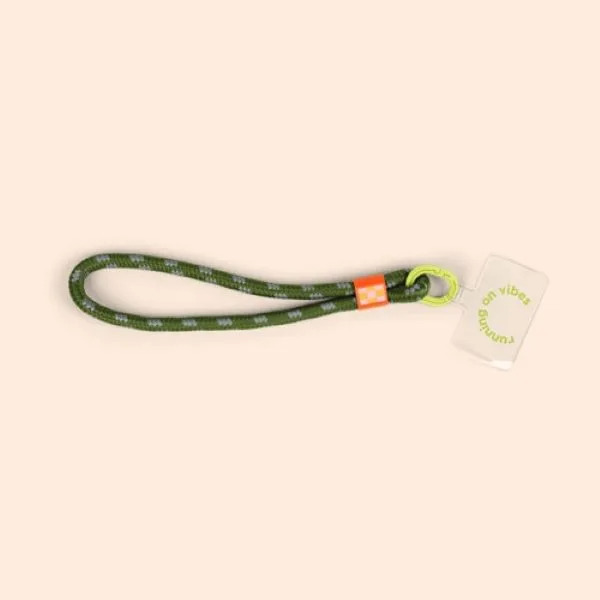 Olive + Gray Rope, Outrageous Orange Slider, & Ryobix Green Split Ring