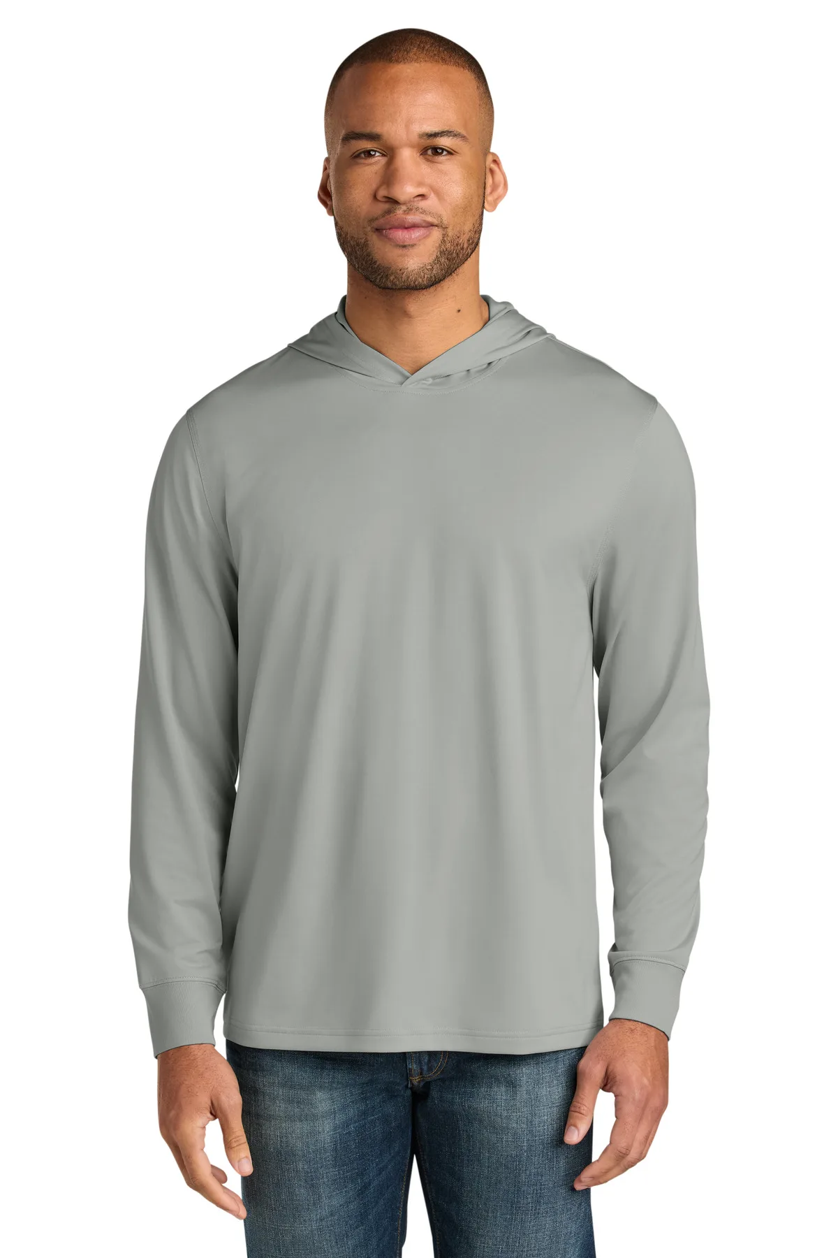 CornerStone® Workwear Pro Long Sleeve Hooded Tee view 2