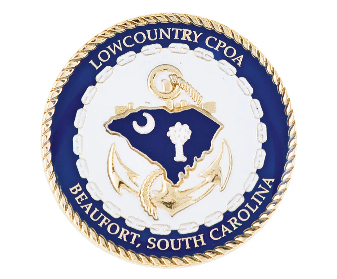 2" Challenge Coins - Zinc Core-Gold Plating