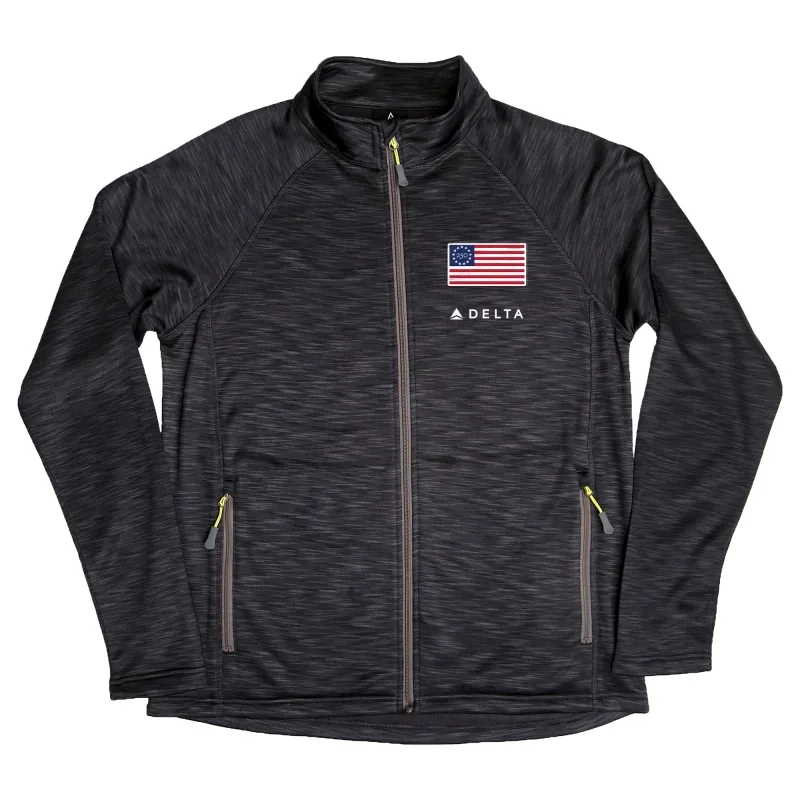 Freedom250 - ACE Men's Full Zip Space Dye Track Jacket view 4