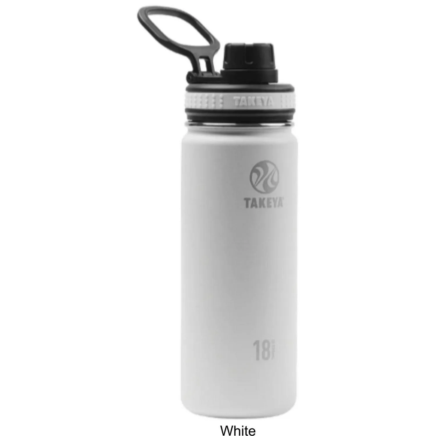 18 oz Takeya® Stainless Steel Insulated Originals Water Bottle w/ Spout Lid view 5