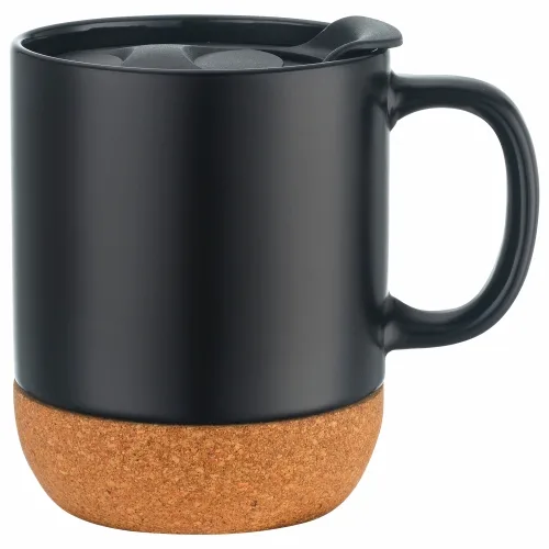 12 oz. Cork Bottom Ceramic Mug view 2