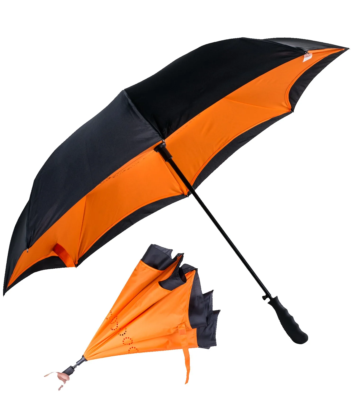 Black/Orange