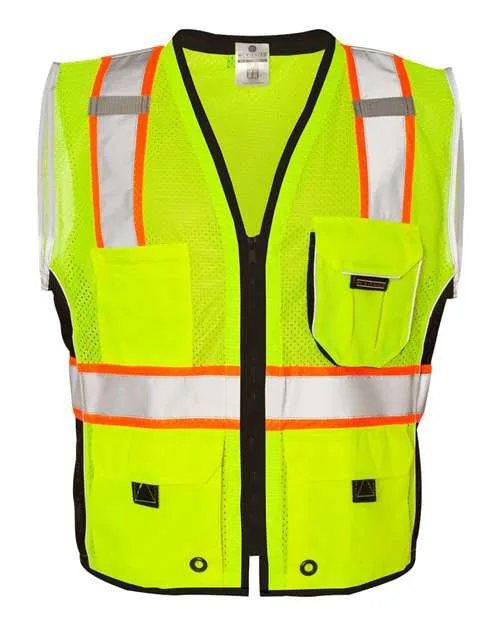 Kishigo® Unisex Premium Black Series® Heavy-Duty Vest