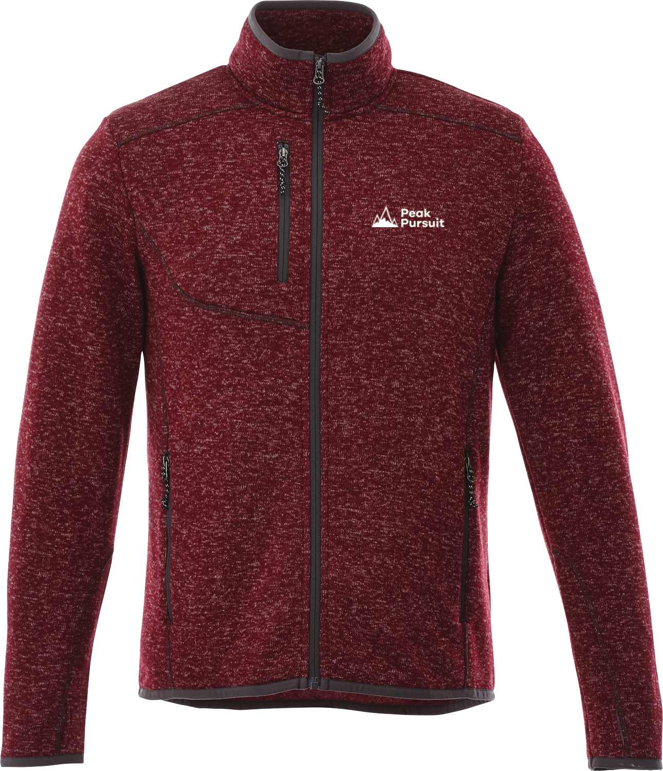 Men's TREMBLANT Sweater Knit Full Zip Jacket with Thumb Holes