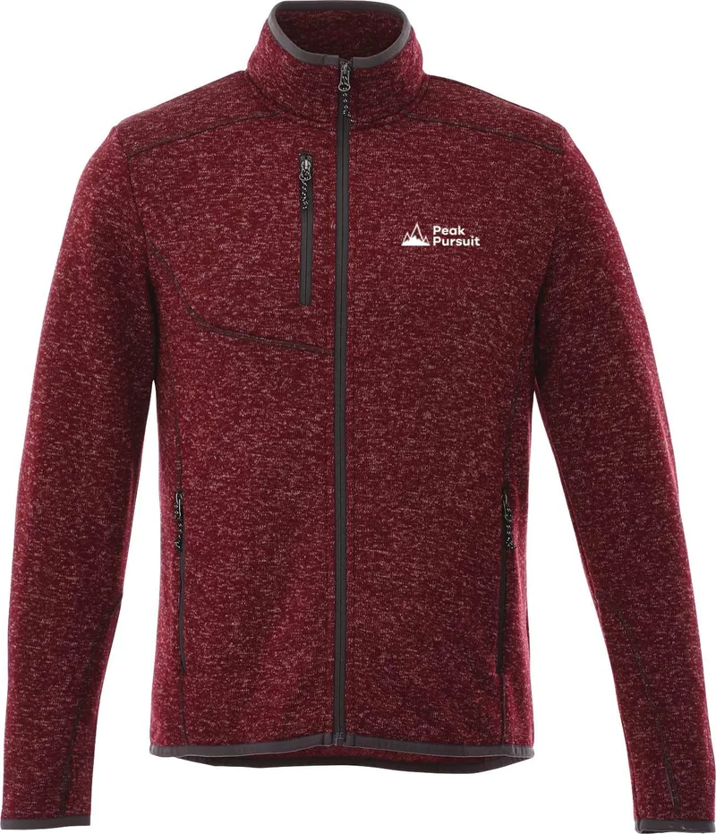 Men's TREMBLANT Sweater Knit Full Zip Jacket with Thumb Holes