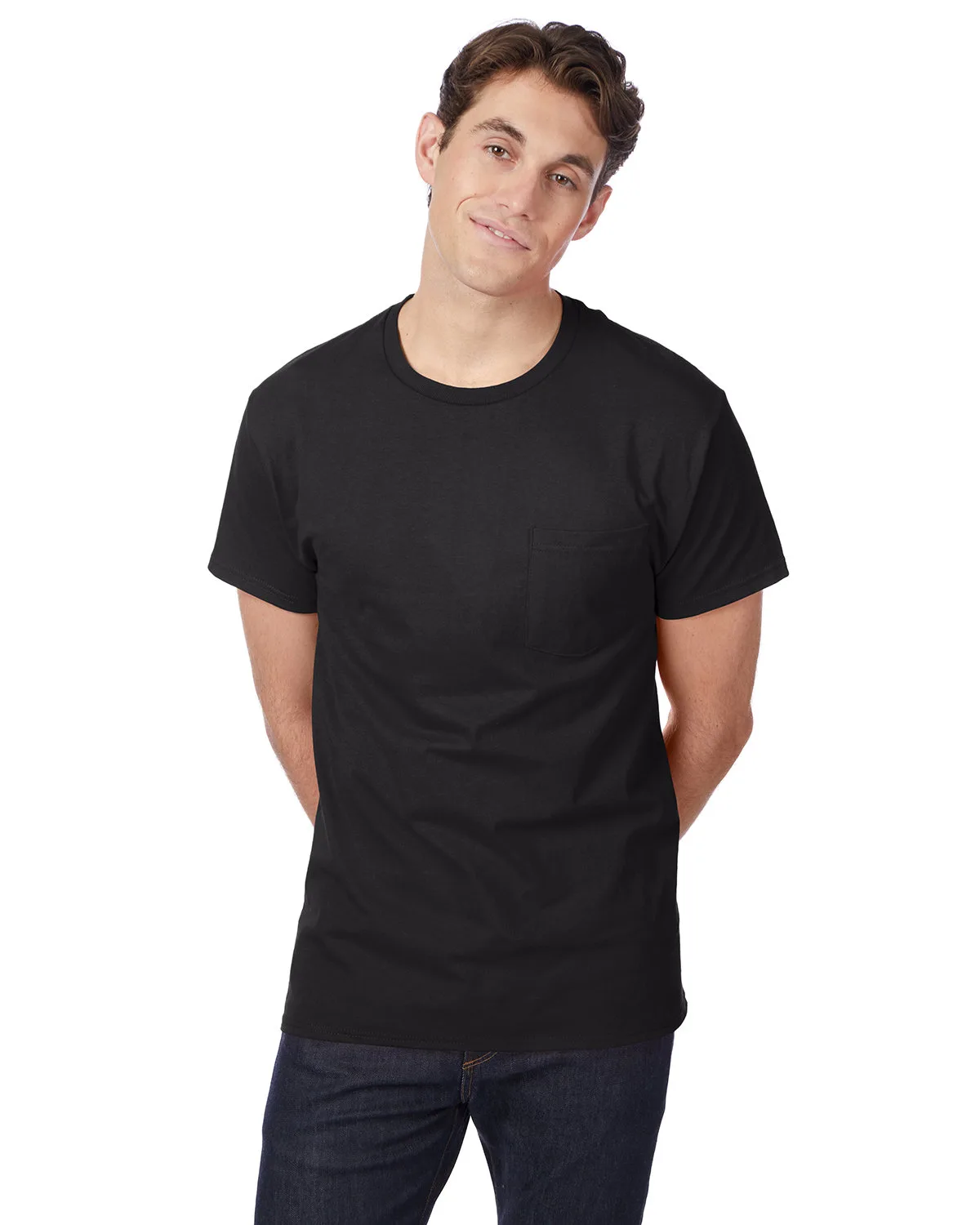 Hanes Printables Men's Authentic-T Pocket T-Shirt view 2