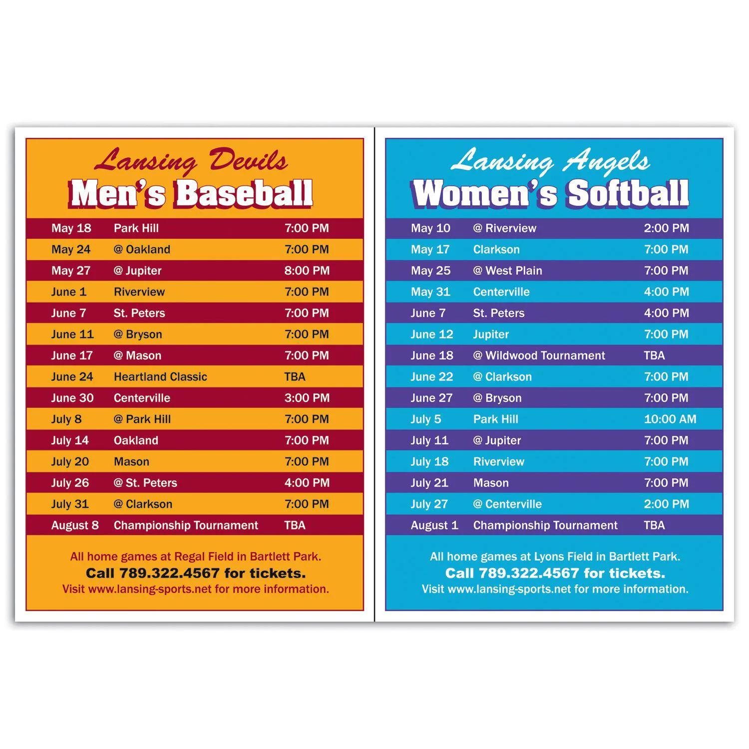 2" 1 Schedule Magnet