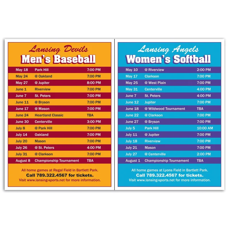 2" 1 Schedule Magnet
