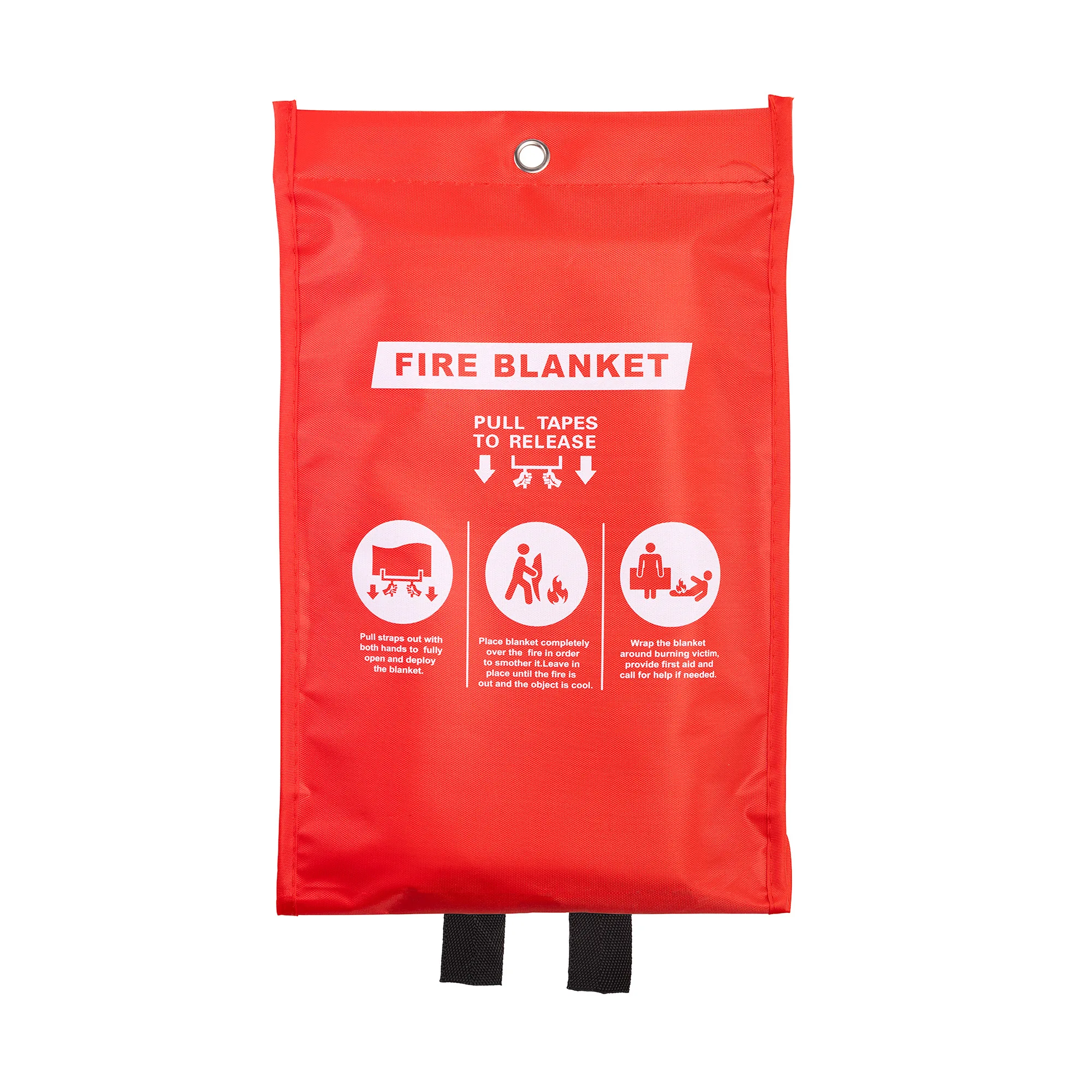 40" x 40" Fiberglass Emergency Fire Blanket view 3