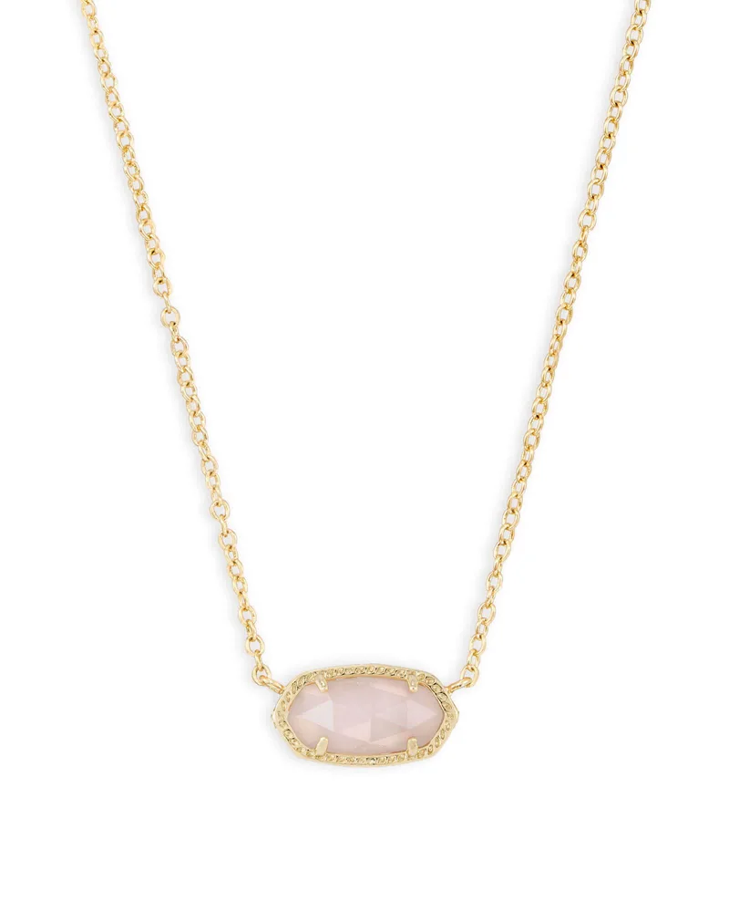 Kendra Scott Elisa Necklace - Rose Quartz