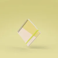 Square Notebook - Small - Coil - Solid Cover