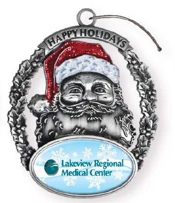 Express Santa Holiday Ornament (Domestically Produced) view 2