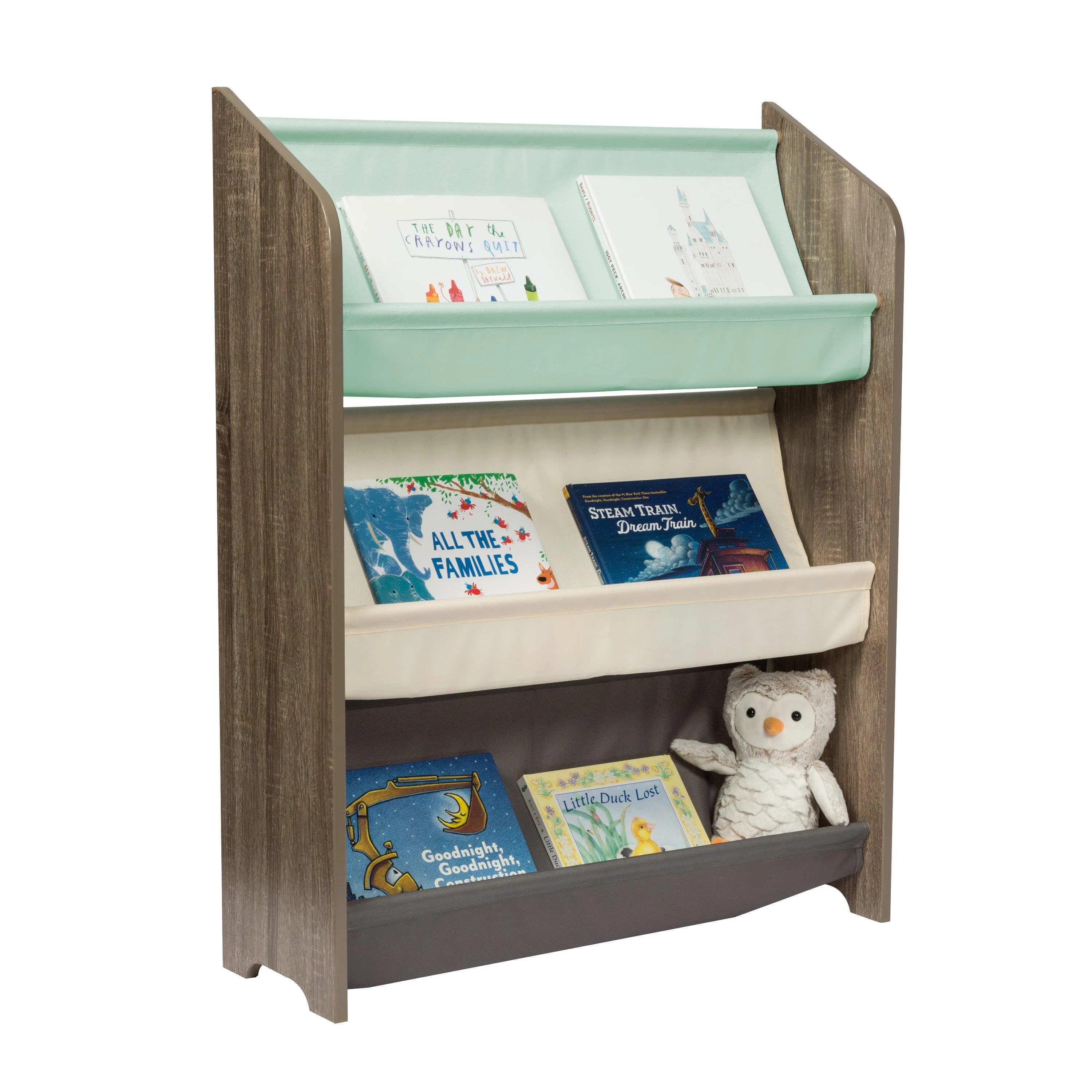 Honey-Can-Do Explore + Store 38" 3-Tier Kids Book Rack
