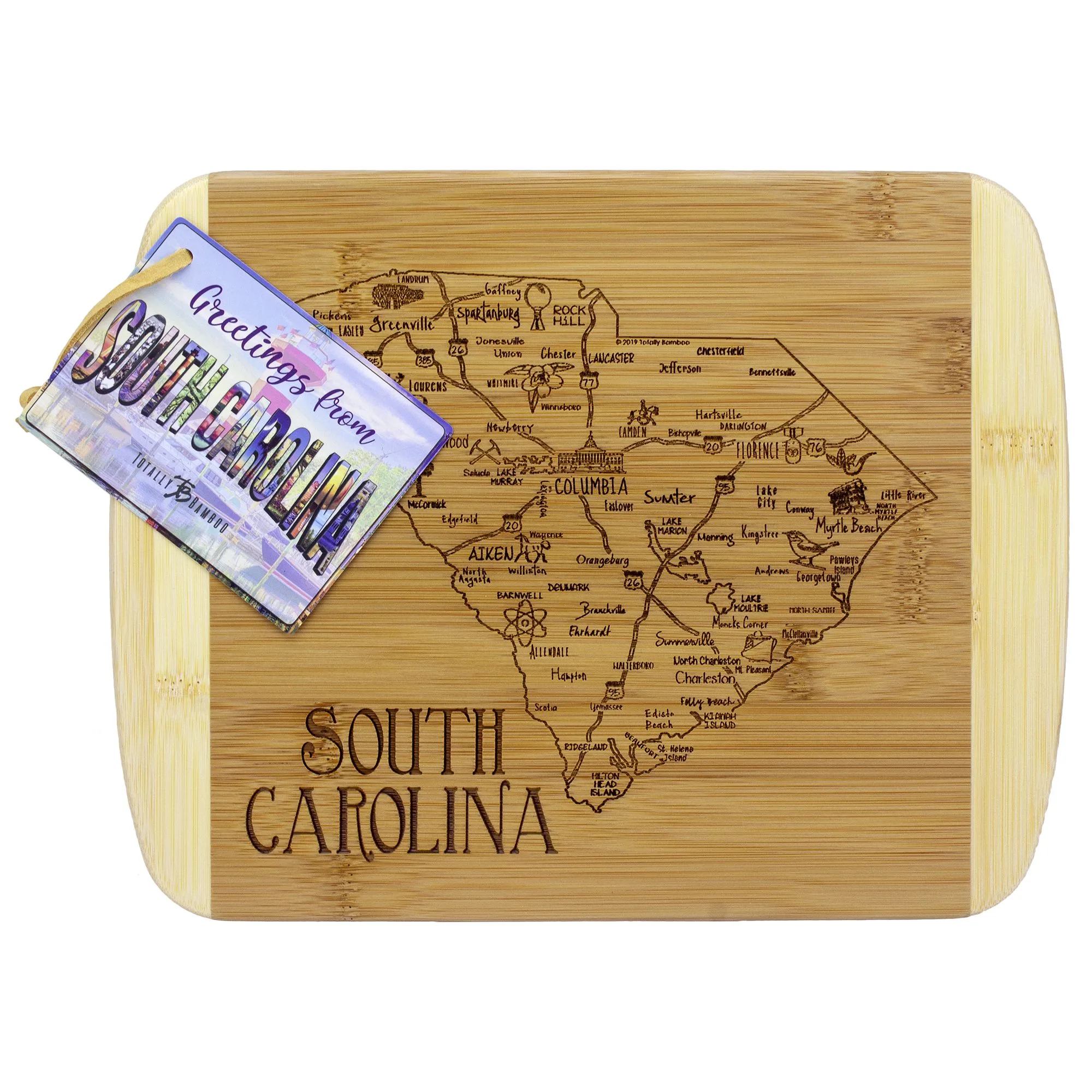 A Slice of Life South Carolina Serving & Cutting Board view 2