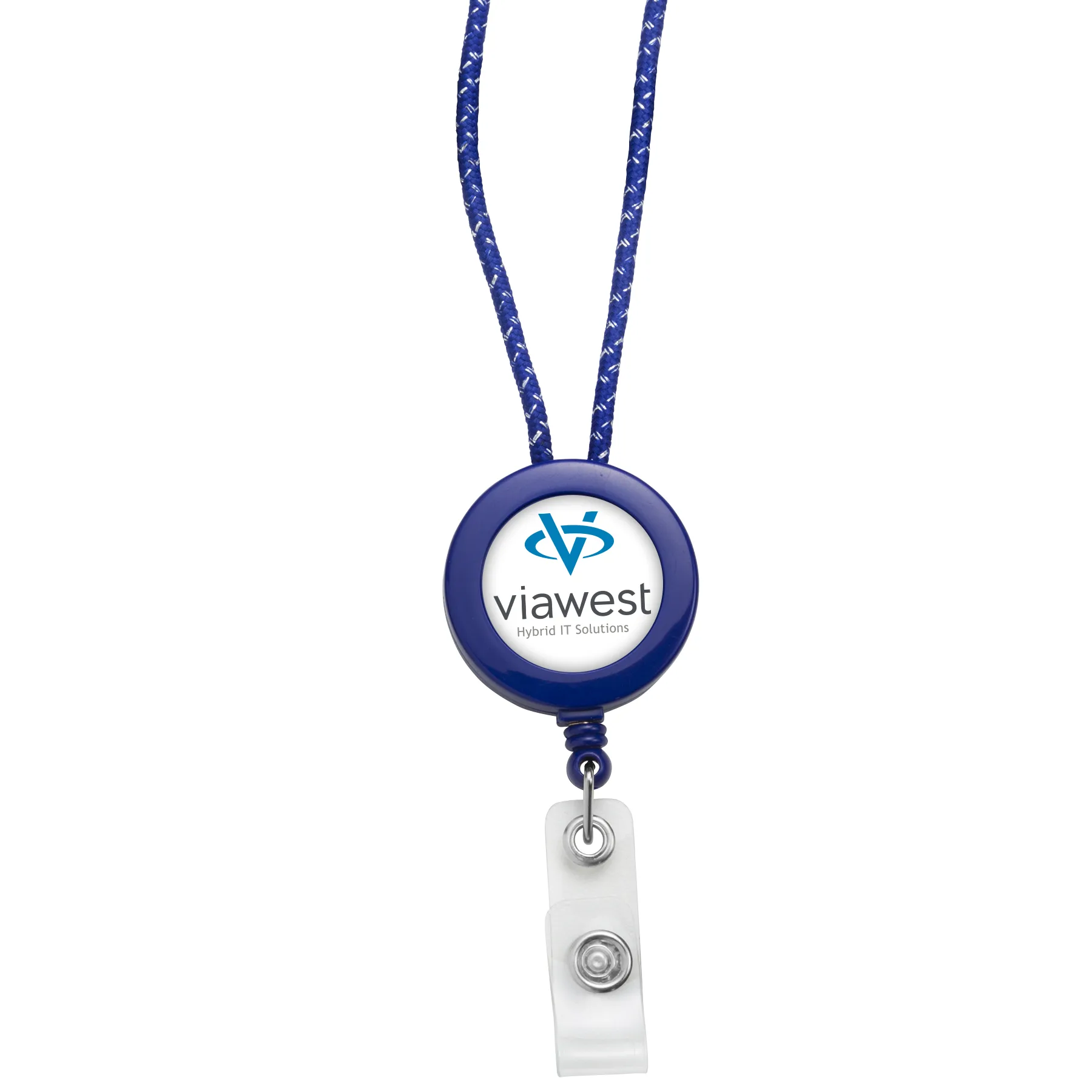 Roped Lanyard Badge Reel view 4