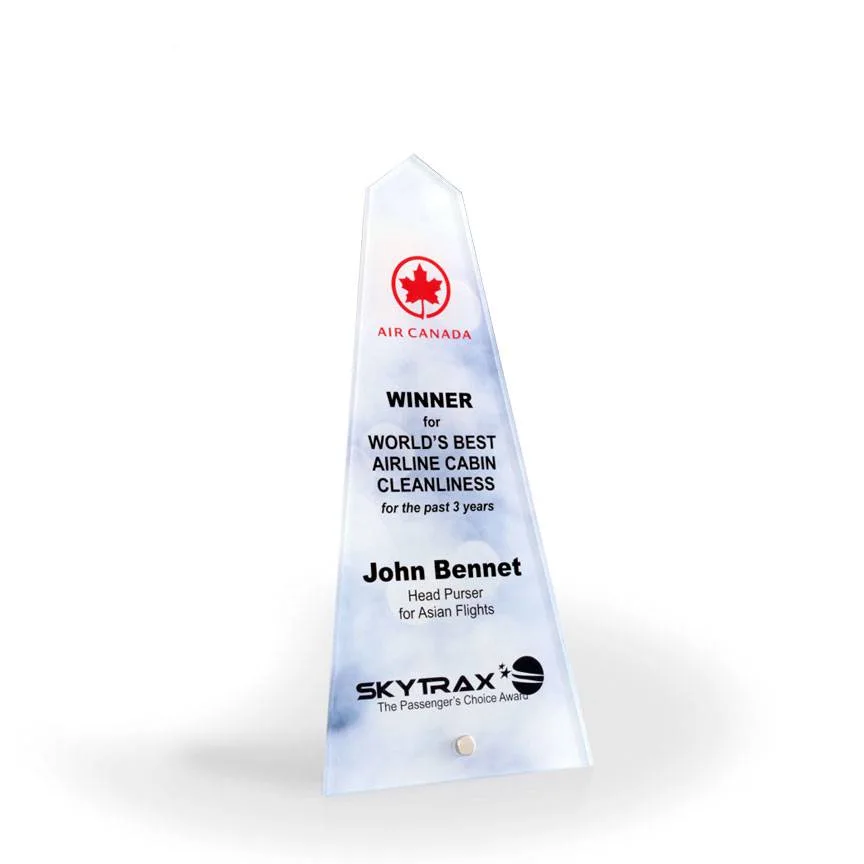 Luxor Acrylic Award, Medium 10"x4.75"