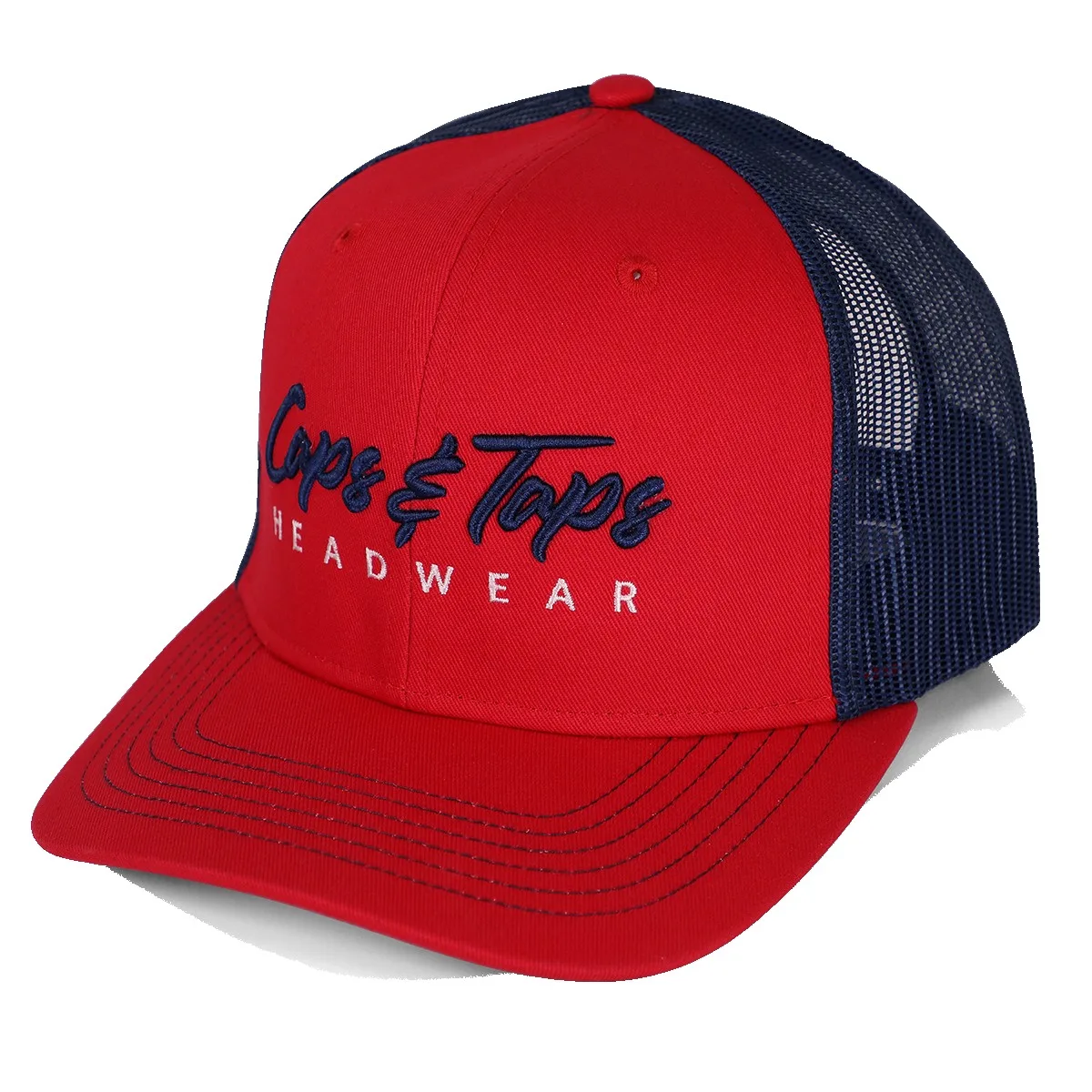 Pro Shape Trucker Hat with Slight Curve Visor