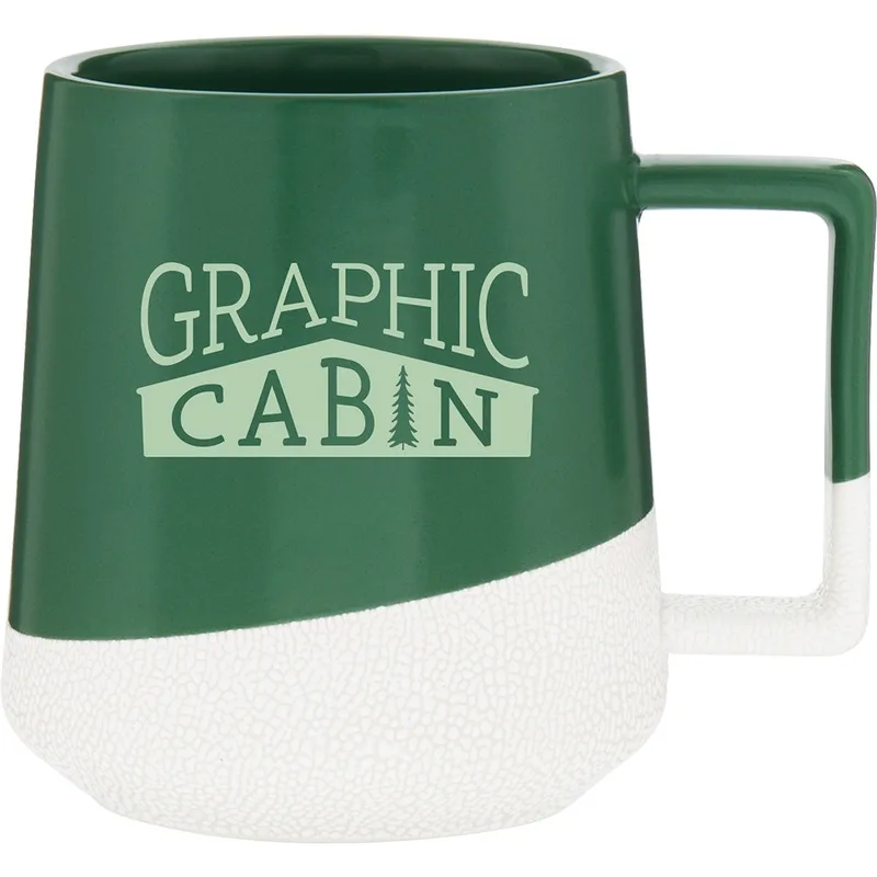 17 oz Gale Ceramic Mug (Matte Forage Green)