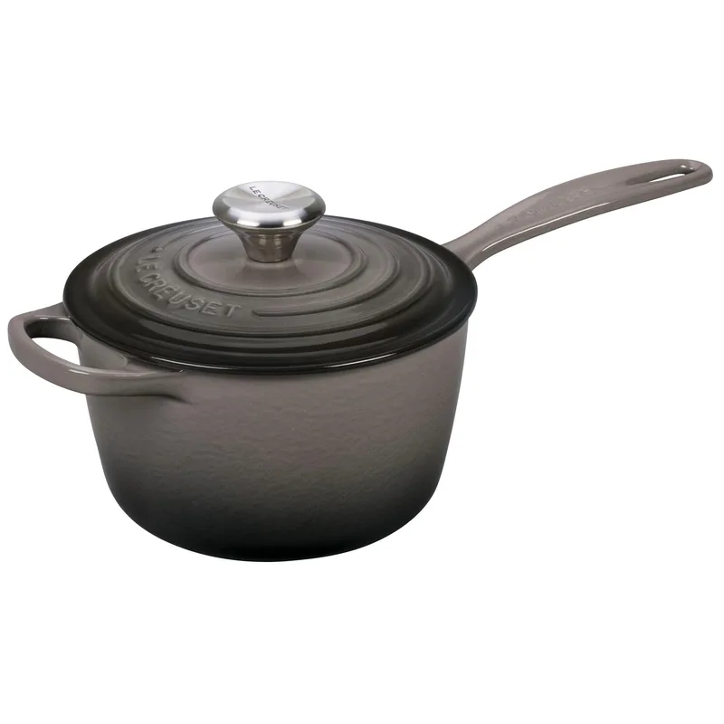 Le Creuset 1.75Qt Signature Cast Iron Saucepan Oyster